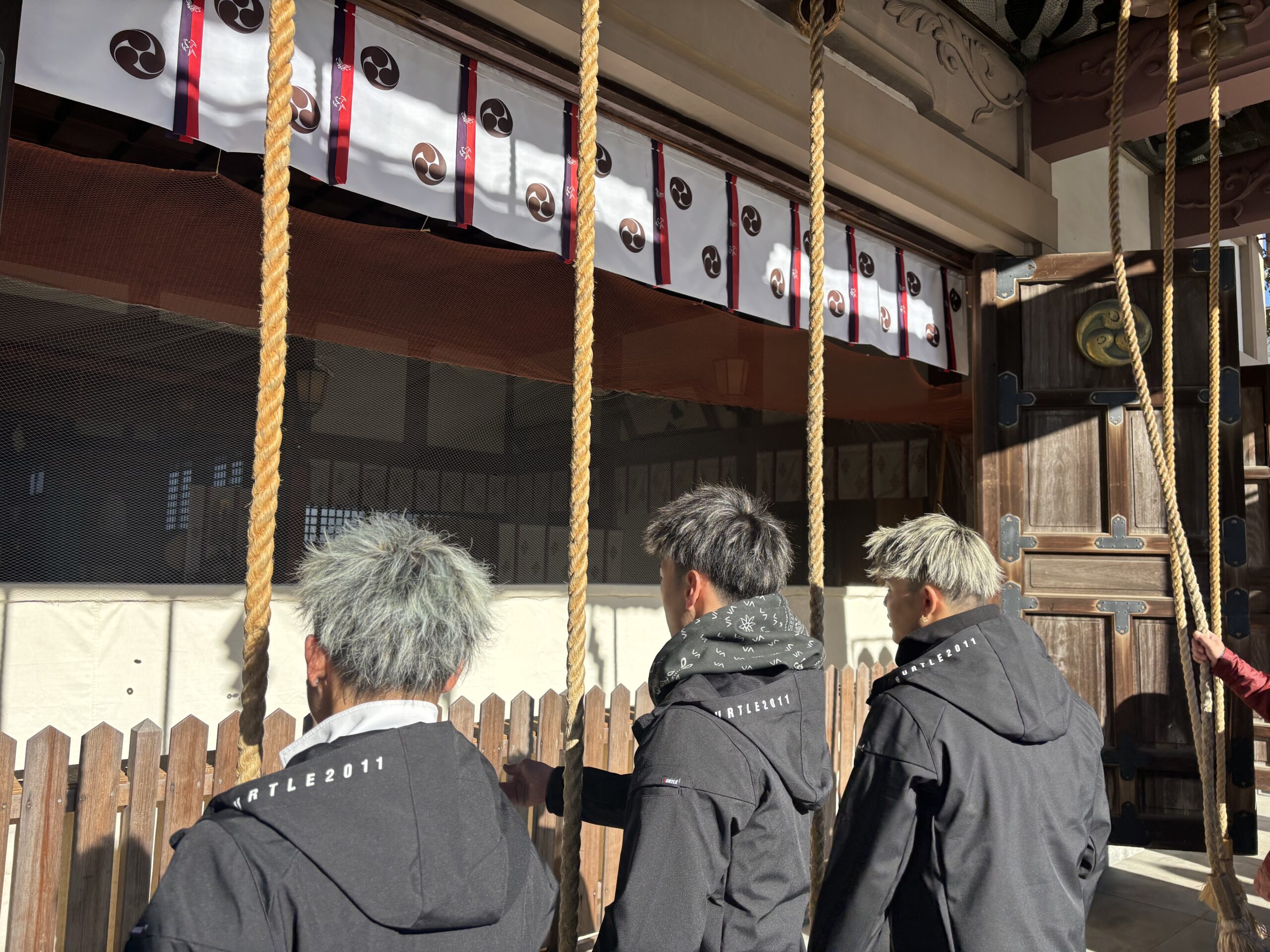 佐世保市亀山八幡宮に安全祈願に行きました！
