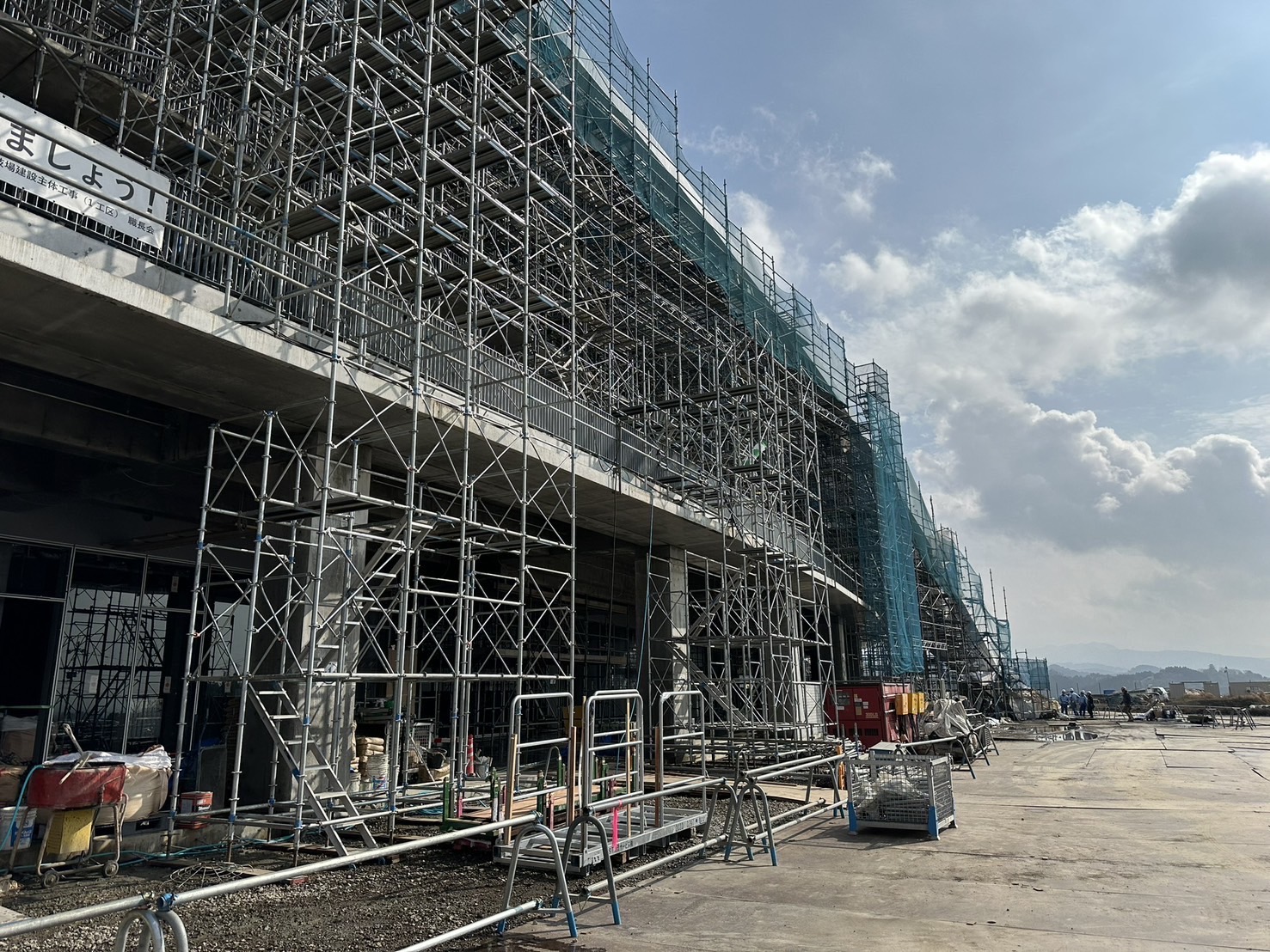 某発電所　足場仮設